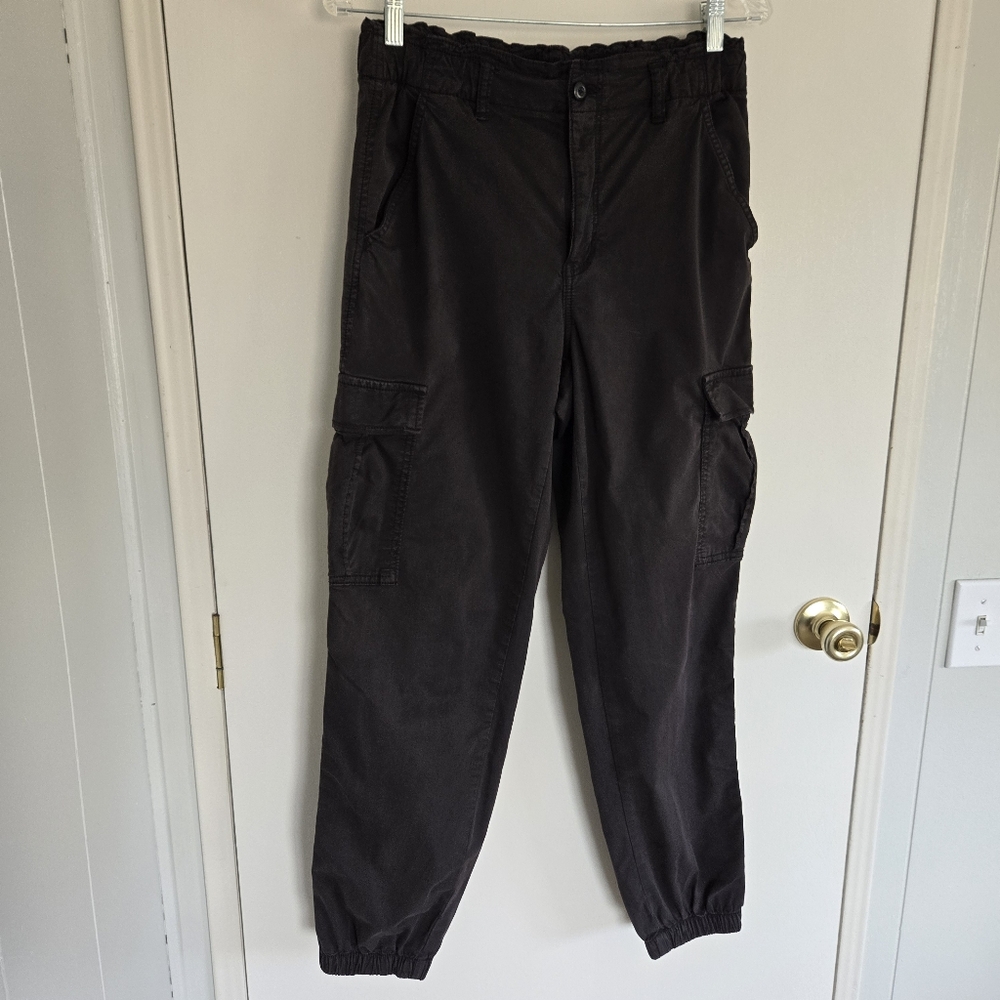 American Eagle Outfitters Utility Joggers Women's 8 Faded Black
